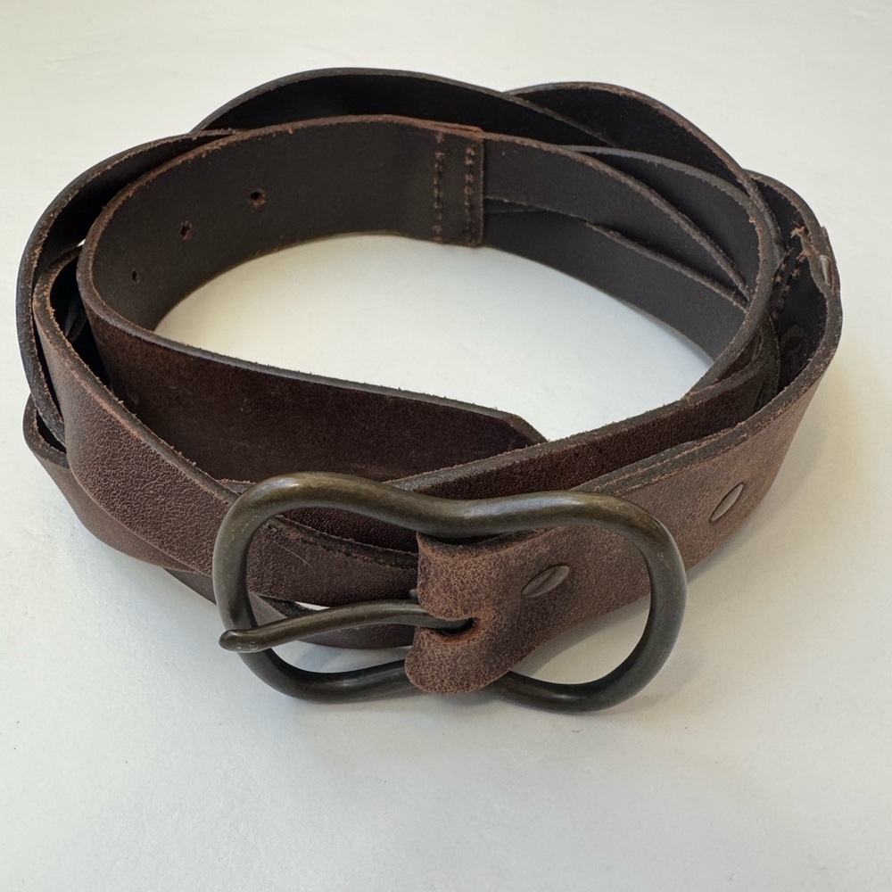 GAP Women's Dark Brown Leather Belt
